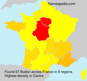 Surname Budon in France Surname Budon in France