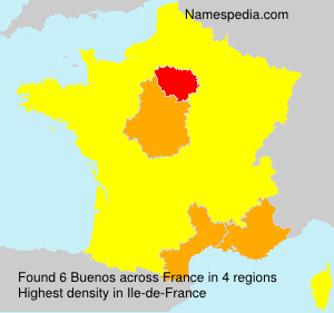 Surname Buenos in France Surname Buenos in France