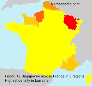 Surname Bugajewski in France Surname Bugajewski in France