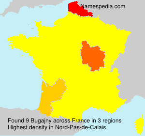 Surname Bugajny in France Surname Bugajny in France
