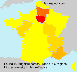Surname Bugajski in France Surname Bugajski in France