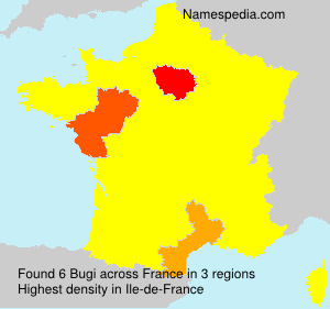 Surname Bugi in France Surname Bugi in France