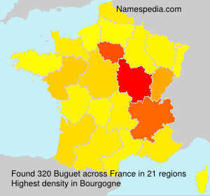 Surname Buguet in France Surname Buguet in France