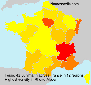 Surname Buhlmann in France Surname Buhlmann in France