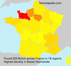 Surname Buhot in France Surname Buhot in France