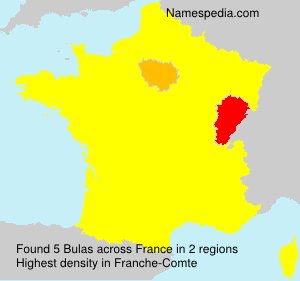 Surname Bulas in France Surname Bulas in France