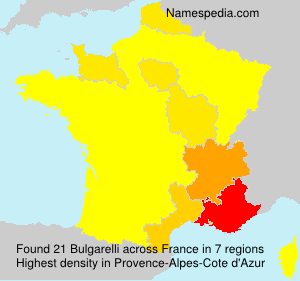 Surname Bulgarelli in France Surname Bulgarelli in France