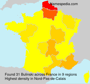 Surname Bulinski in France Surname Bulinski in France