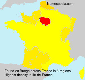 Surname Bunga in France Surname Bunga in France