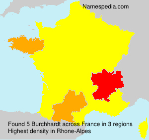 Surname Burchhardt in France Surname Burchhardt in France