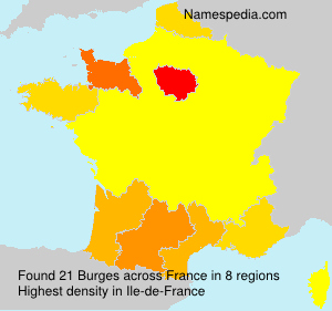 Surname Burges in France Surname Burges in France