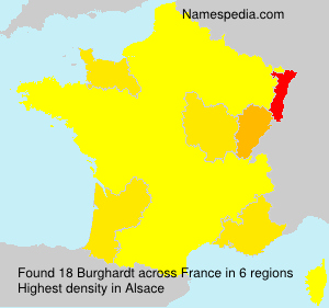 Surname Burghardt in France Surname Burghardt in France