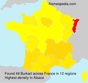Surname Burkart in France Surname Burkart in France