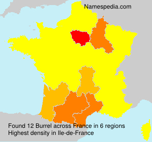 Surname Burrel in France Surname Burrel in France