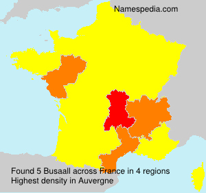 Surname Busaall in France Surname Busaall in France