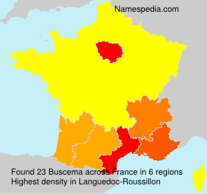 Surname Buscema in France Surname Buscema in France