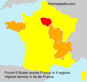 Surname Busek in France Surname Busek in France