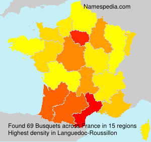 Surname Busquets in France Surname Busquets in France