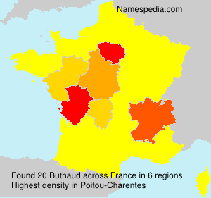 Surname Buthaud in France Surname Buthaud in France