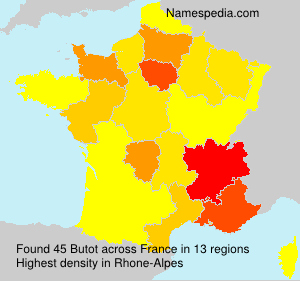 Surname Butot in France Surname Butot in France