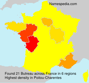 Surname Butreau in France Surname Butreau in France