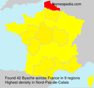 Surname Byache in France Surname Byache in France