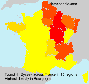 Surname Byczek in France Surname Byczek in France