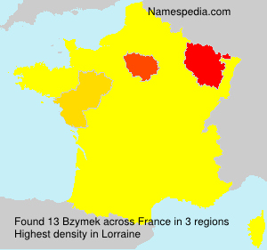 Surname Bzymek in France Surname Bzymek in France