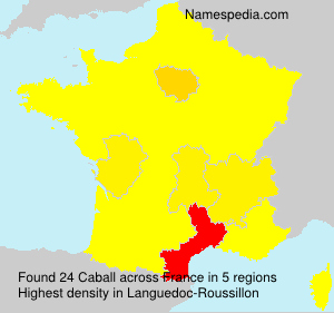 Surname Caball in France Surname Caball in France