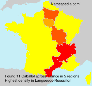 Surname Caballol in France Surname Caballol in France