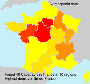 Surname Cabat in France Surname Cabat in France