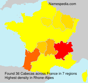 Surname Cabecas in France Surname Cabecas in France
