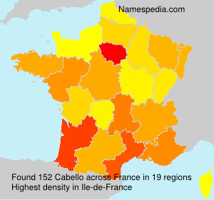 Surname Cabello in France Surname Cabello in France