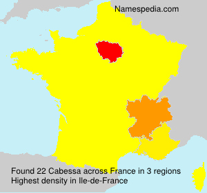 Surname Cabessa in France Surname Cabessa in France