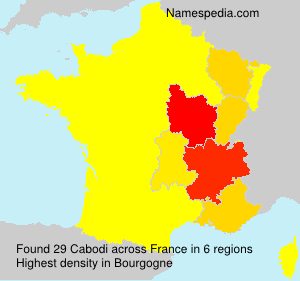 Surname Cabodi in France Surname Cabodi in France