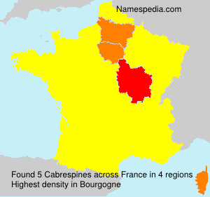 Surname Cabrespines in France Surname Cabrespines in France