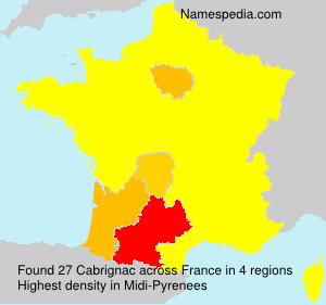 Surname Cabrignac in France Surname Cabrignac in France
