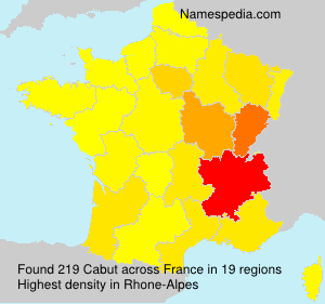 Surname Cabut in France Surname Cabut in France