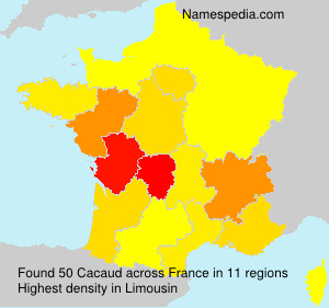 Surname Cacaud in France Surname Cacaud in France