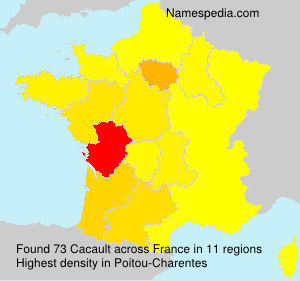 Surname Cacault in France Surname Cacault in France