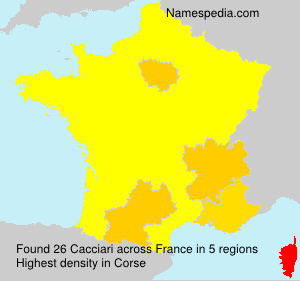 Surname Cacciari in France Surname Cacciari in France