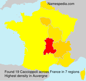 Surname Caccioppoli in France Surname Caccioppoli in France