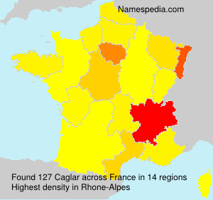 Surname Caglar in France Surname Caglar in France