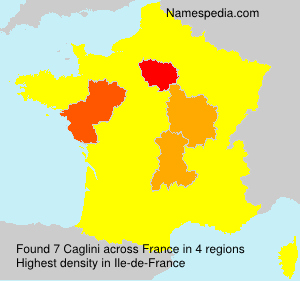 Surname Caglini in France Surname Caglini in France