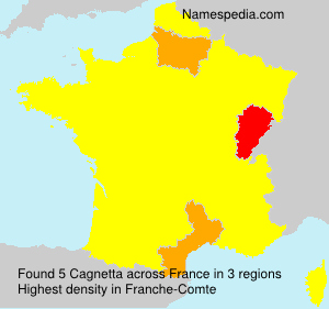 Surname Cagnetta in France Surname Cagnetta in France