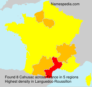Surname Cahusac in France Surname Cahusac in France