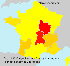 Surname Caignol in France Surname Caignol in France
