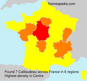 Surname Caillaudeau in France Surname Caillaudeau in France