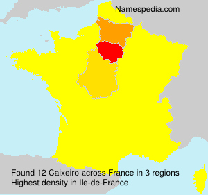 Surname Caixeiro in France Surname Caixeiro in France