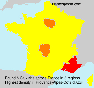 Surname Caixinha in France Surname Caixinha in France